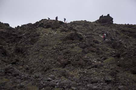 Tongariro Crossing, Hell's Staircase bis South Crate