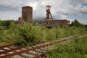 Schacht 1/2/8, Fördermaschinenhalle, Förderturm