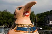 "Luise" am Robert Daum Platz während der Pinguinale