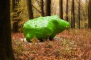 Skulpturenpark Waldfrieden, Wilhelm Mundt, Trash Stone, grün