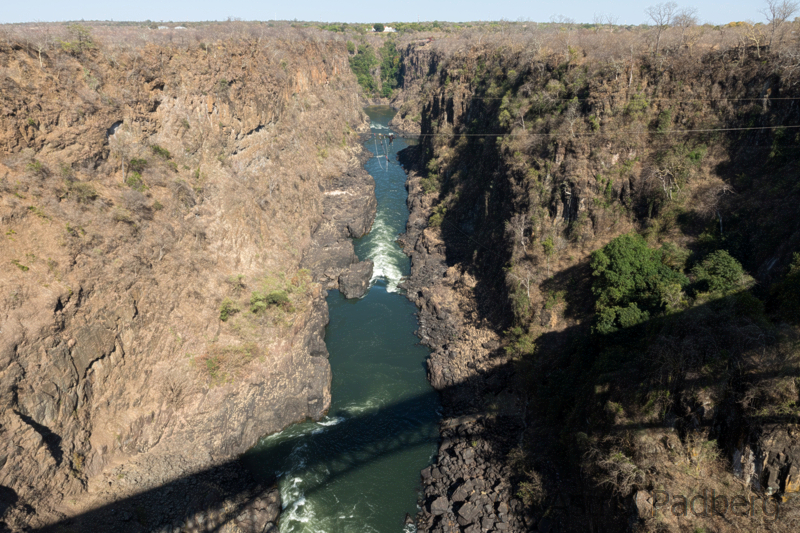 Seilkontrolle bei der Victoria Fall's Bridge