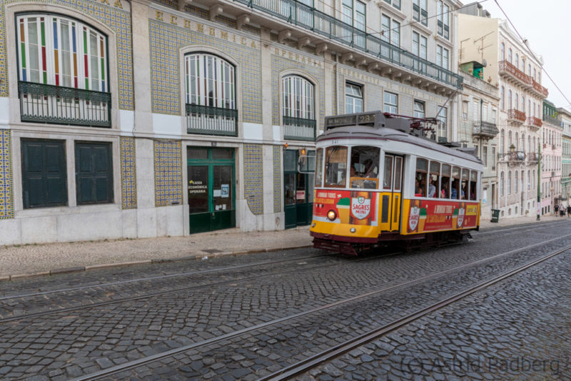 Straßenbahn Linie 28 in Lissabon