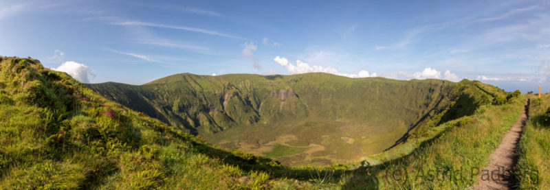 Blick in die Caldeira von Faial