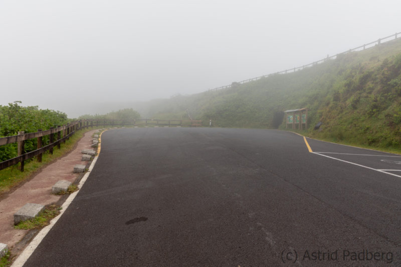 Parkplatz an der Caldeira, Faial