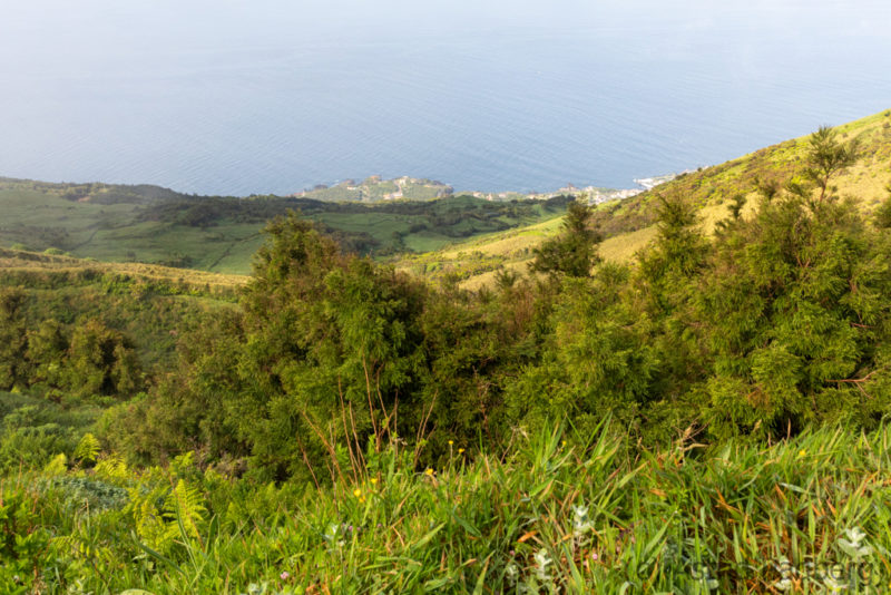 Blick auf die Südküste von Sao Jorge