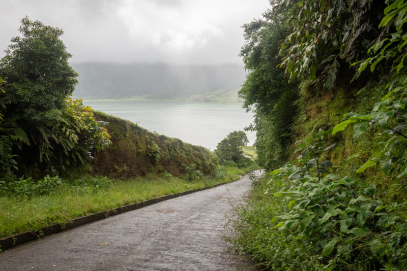 Wanderweg nach Sete Cidades