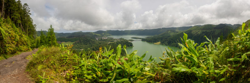 Aussicht auf den Lagoa Azul