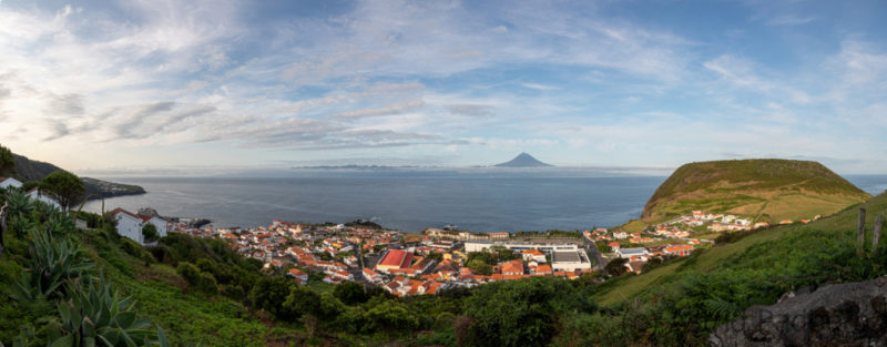 Blick auf Velas von unserer Terrasse