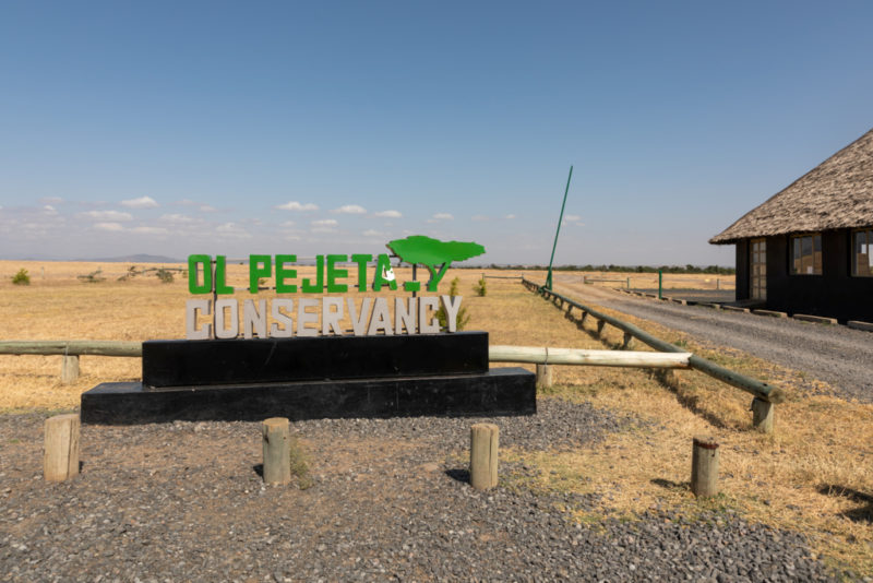 Ol Pejeta, Eingang