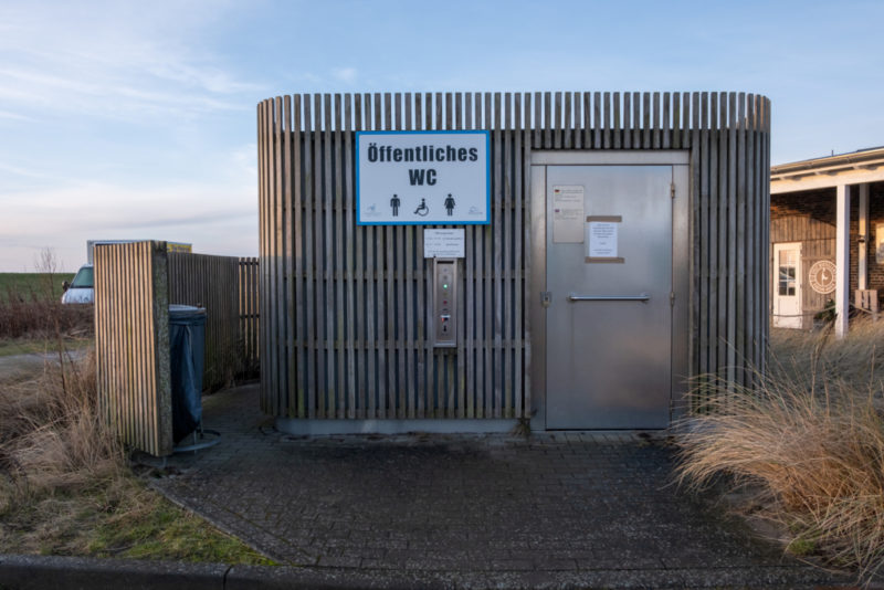 Öffentliche Toiletten in Rantum Hafen