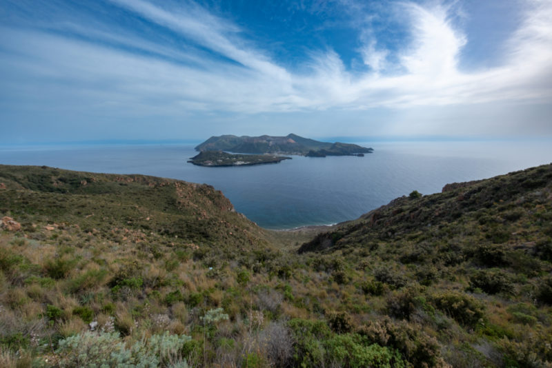 Blick auf Vulcano