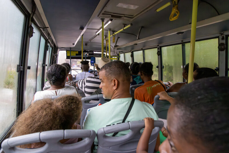 Busfahrt auf Pralin