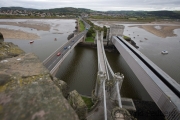 Conwy Castle, drei Brücken