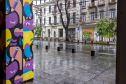 Bukarest im Regen