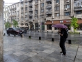 Bukarest im Regen