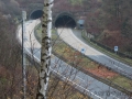 Blick zum Eingang des Burgholztunnels