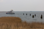 Raddampfschiff im Bodden