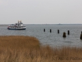 Raddampfschiff im Bodden