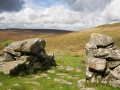 Widecombe nach Chagford, Grimspound