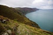 Küstenweg von Heddons Mouth nach Combe Martin