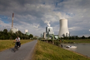 Radweg am Rhein bei Dinslaken