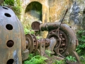 Ruinen von Wasserkraftwerken