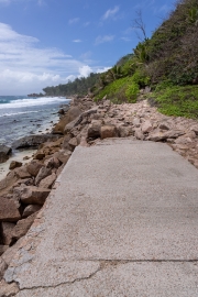 La Dique, Ostseite