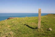 Wegweiser Pilgerweg nach Bardsey