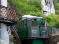 Lynton Cliff Railway, Blick vom Coast Path