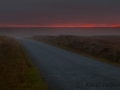 Mainland, Sonnenuntergang im Nebel