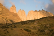 Torres del Paine bei Sonnenaufgang