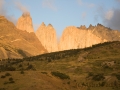 Torres del Paine bei Sonnenaufgang