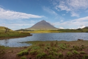 Blick auf Pico vom Lagoa do Capitao