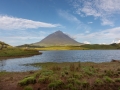 Blick auf Pico vom Lagoa do Capitao