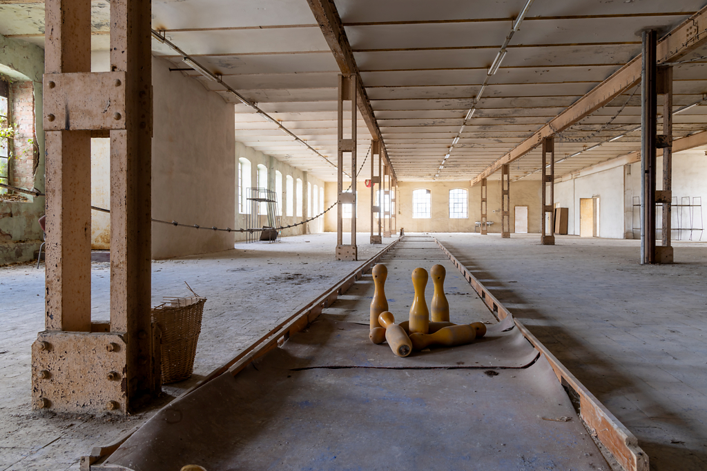 Porzellanfabrik Annaburg, Kegelbahn