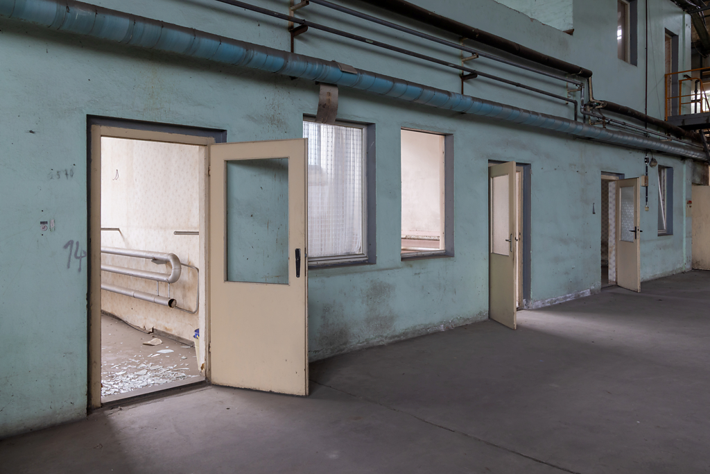 Produktionshallen Annaburg Porzellan