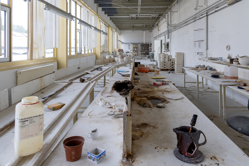 Porzellanwerk Annaburg, Werkstatt