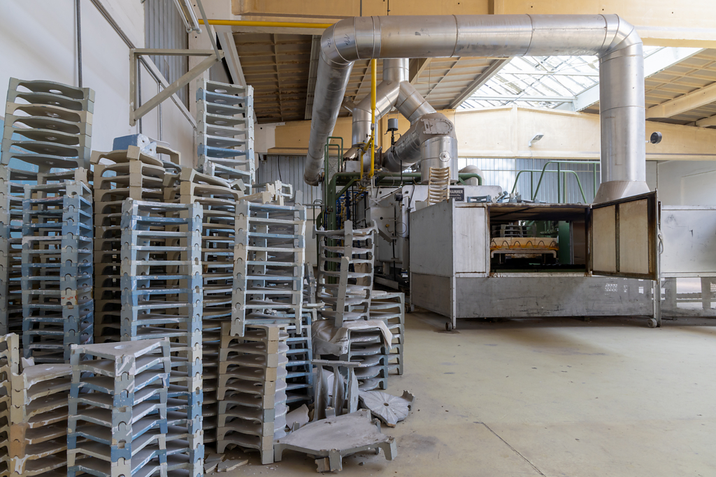 Produktionshalle Annaburg Porzellan