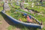 Hanga Roa, Friedhof Tahai