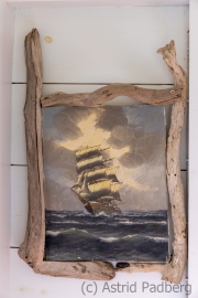 Bilderrahmen aus Treibholz, Harry L. Johnson Museum