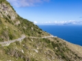 Blick von The Road nach St Kitts und Nevis