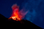 Stromboli bei Nacht