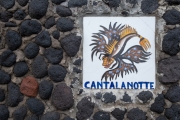 Türschild, Stromboli