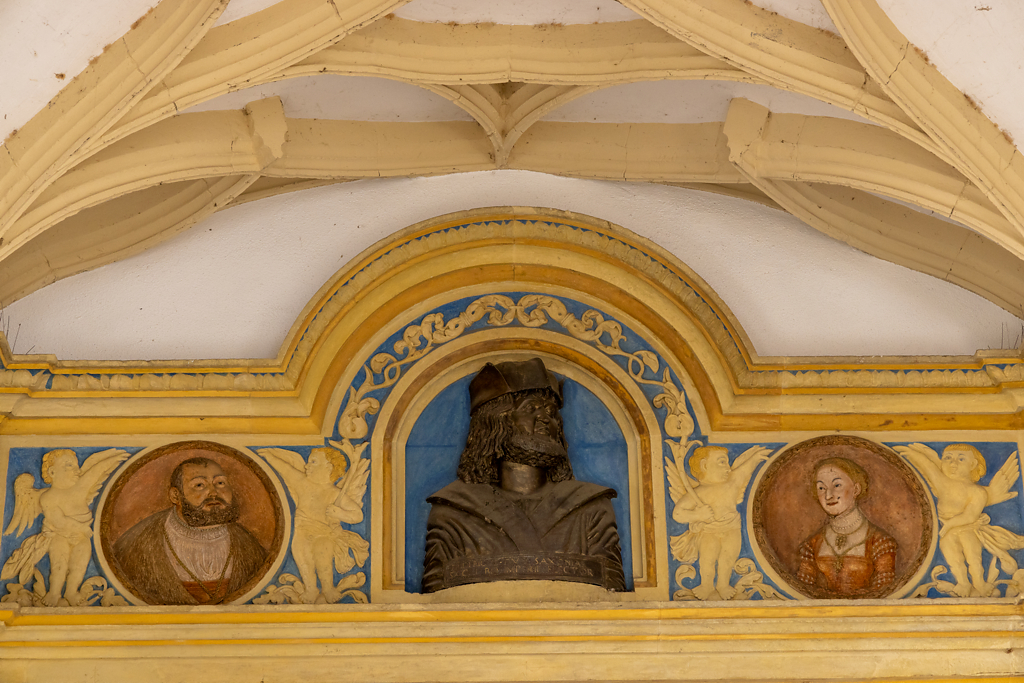 Schloss Hartenfels, Friedrich der Großmütige, Dr. Martin Luther, Sybille von Kleve